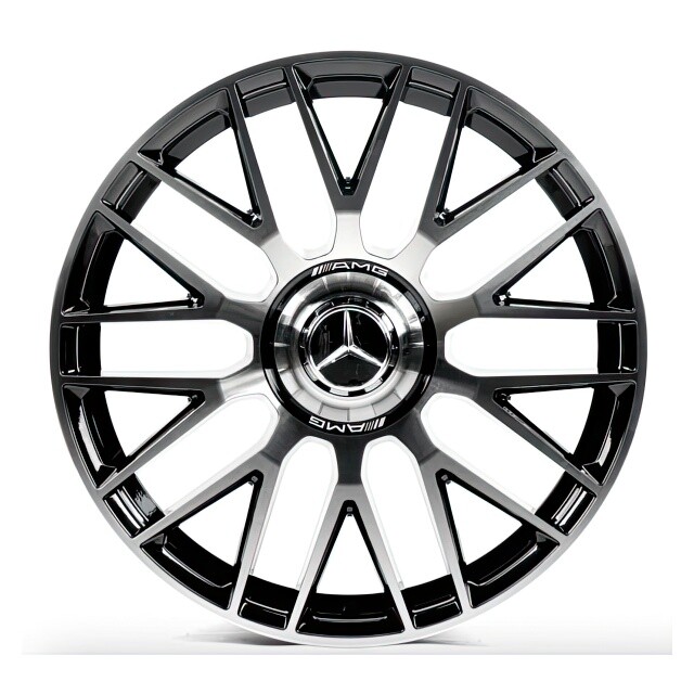 Литі диски Replica Mercedes (MR932) R22 W11.5 PCD5x112 ET47 DIA66.6 (satin black lip polished)