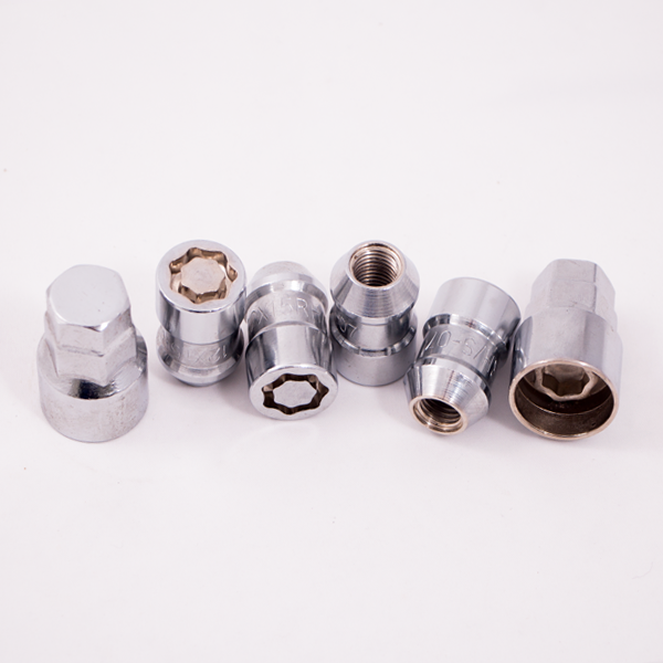 Комплект гаек (секретки) ZW Конус (M12x1,25x35,7) LN 010 (4+2 Ключа) PLASTIC PACK