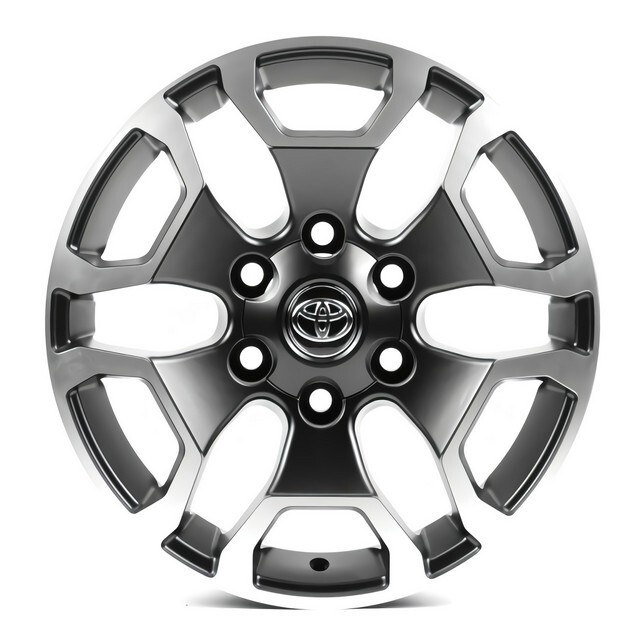 Литі диски Replica Toyota (TY6216) R17 W7.5 PCD6x139.7 ET25 DIA106.1 (MBF)-зображення-4