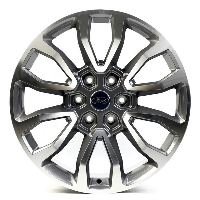 Литі диски Replica Ford (FD630) R20 W9 PCD6x135 ET30 DIA87.1 (grey machined)-зображення-1