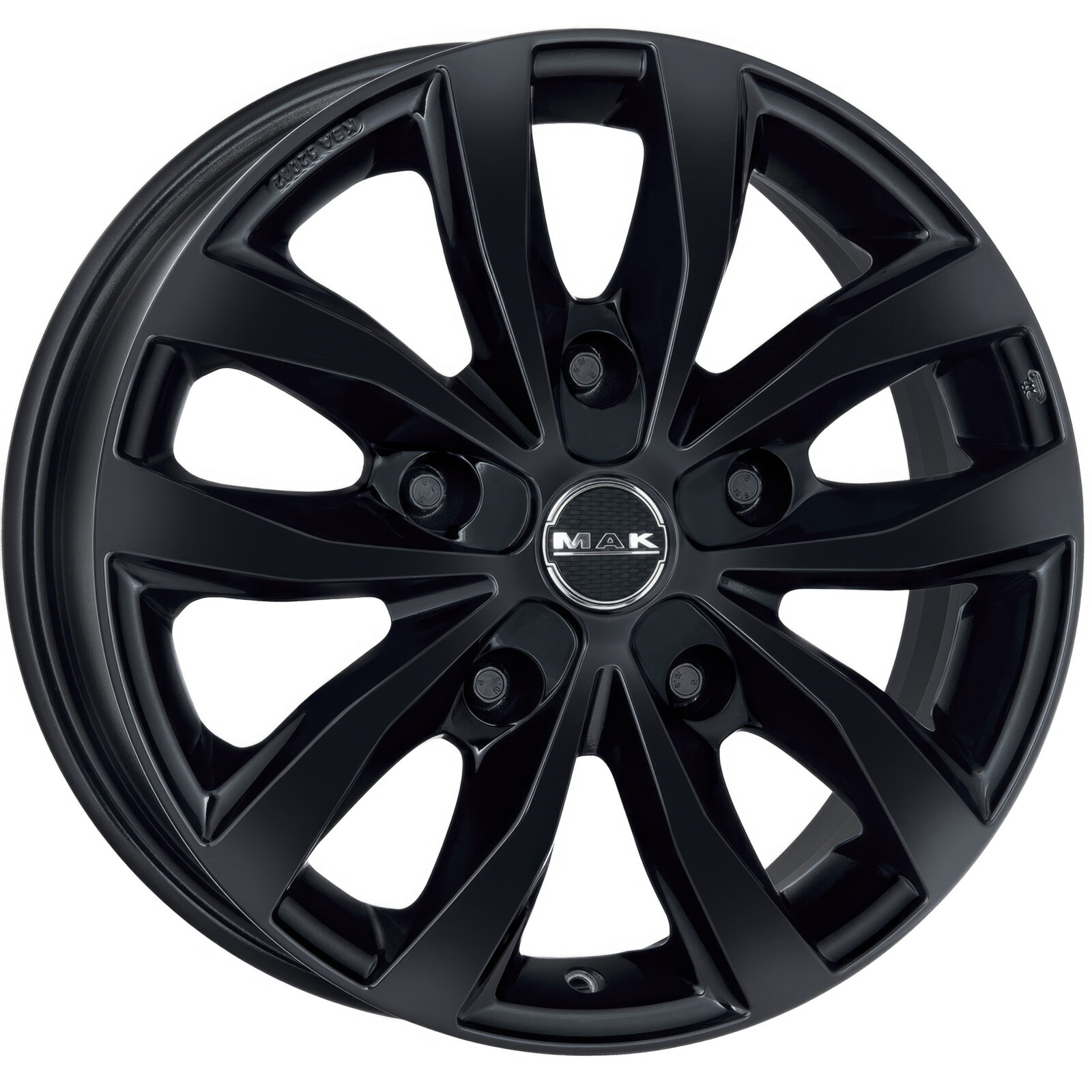 Load 5 black Литі диски Mak Load 5 R17 W7 PCD5x120 ET55 DIA65.1 (black)