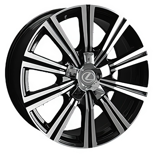 Литі диски Replica Lexus (LX1003) R21 W8.5 PCD5x150 ET54 DIA110.1 (BKF)-зображення-9