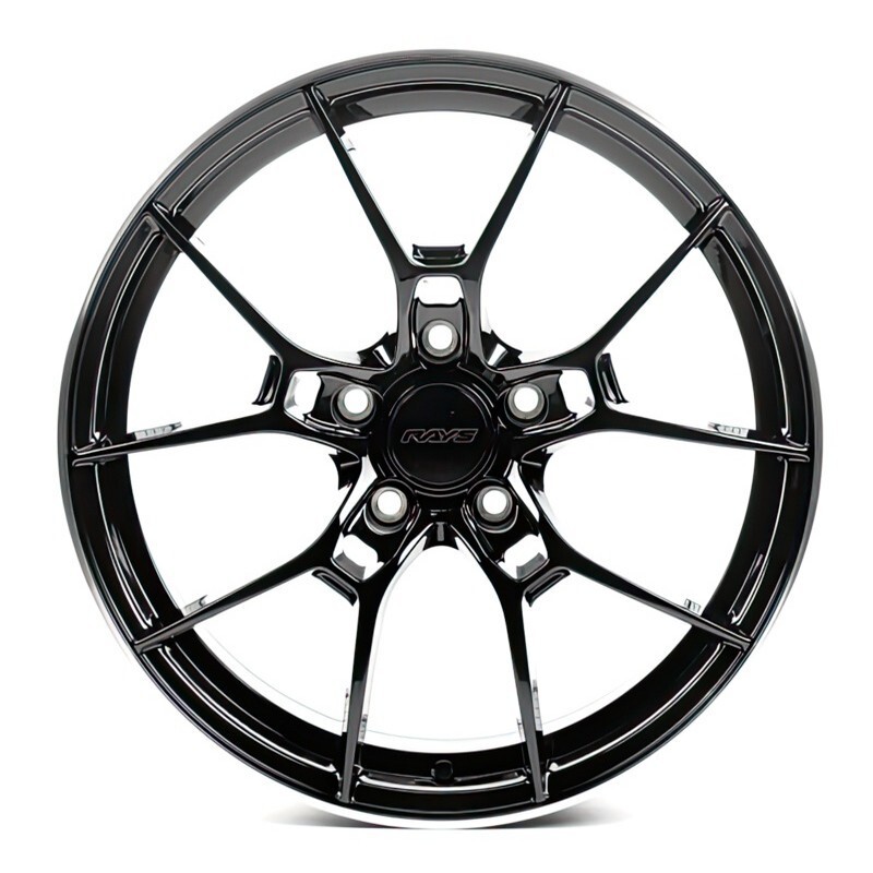 Литі диски Cast Wheels CW001 R18 W8 PCD5x105 ET40 DIA56.6 (black machined lip)-зображення-1