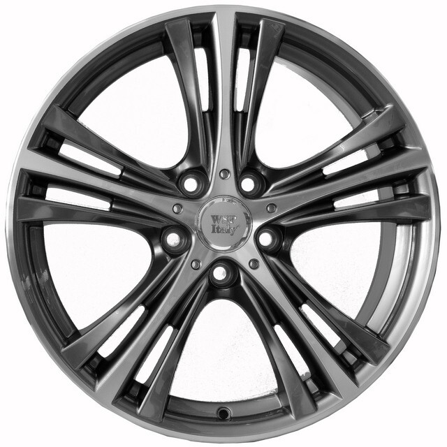 Литі диски WSP Italy BMW (W682) Ilio R19 W8 PCD5x120 ET36 DIA72.6 (anthracite polished)