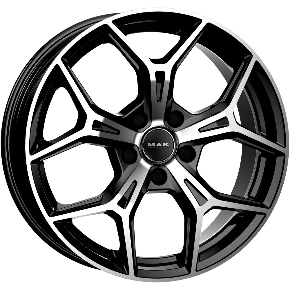 Литі диски Mak Epica R17 W7 PCD4x108 ET32 DIA65.1 (black mirror)-зображення-1