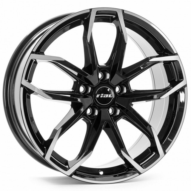 Литі диски Rial Lucca R17 W7.5 PCD5x100 ET45 DIA57.1 (black)-зображення-1