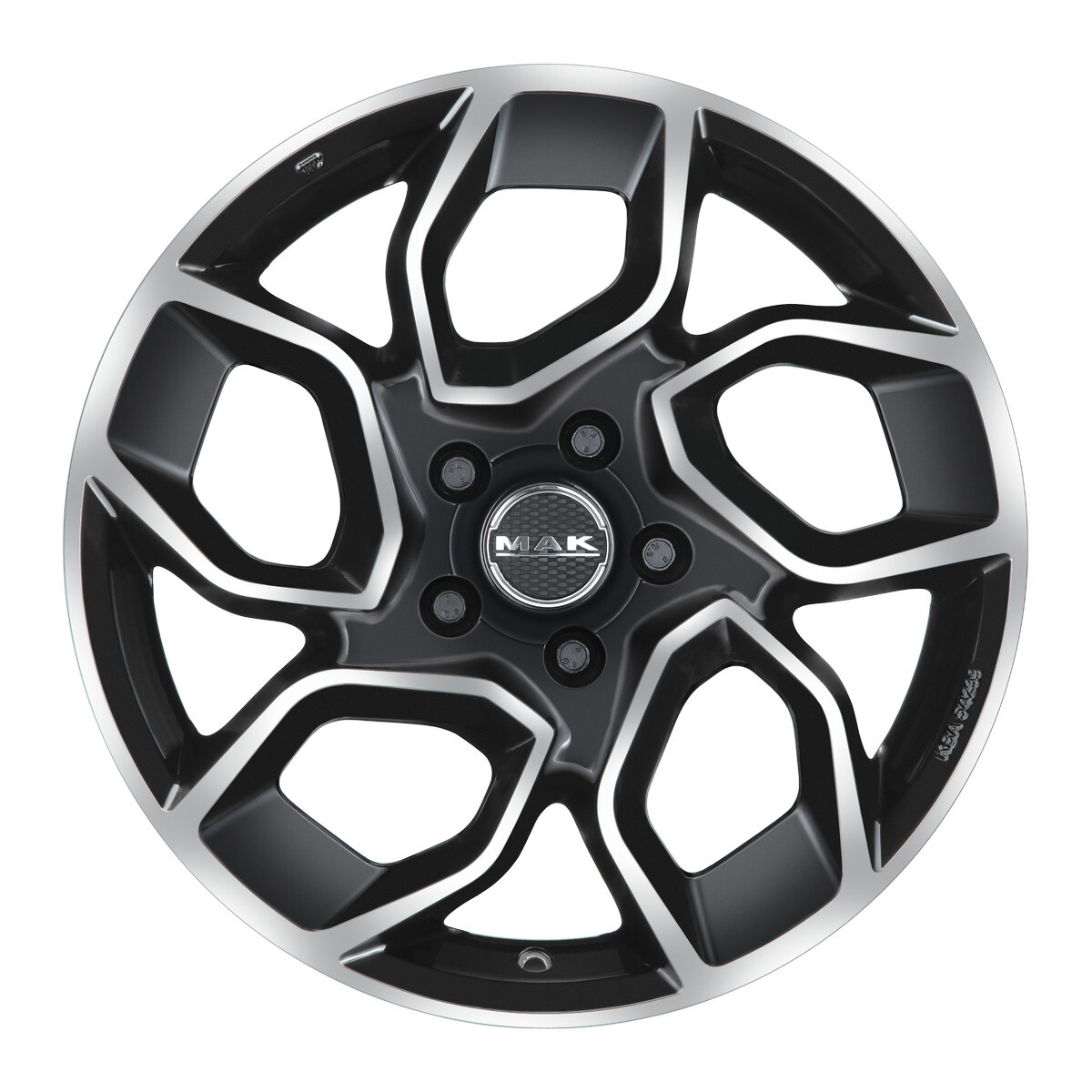 Литі диски Mak Express R16 W6.5 PCD5x118 ET65 DIA71.1 (black polished)-зображення-2