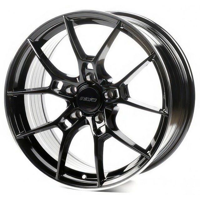 Литі диски Flow Forming FF103 R18 W8 PCD5x112 ET40 DIA66.6 (gloss black lip polished)-зображення-1