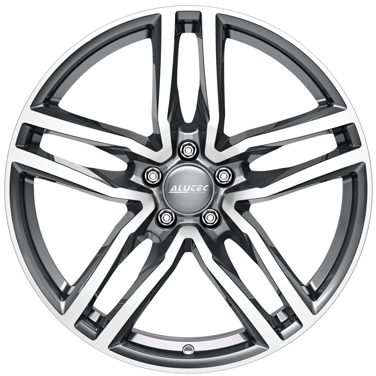 Литі диски Alutec Ikenu R16 W6.5 PCD4x100 ET40 DIA63.4 (graphite polished)-зображення-1