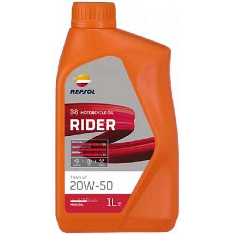 Моторна олія Repsol Rider Town 4T 20W-50 (1л.)-зображення-1