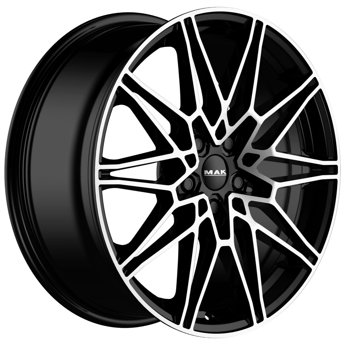 Литі диски Mak Konig R19 W8 PCD5x112 ET48 DIA66.6 (black polished)-зображення-3