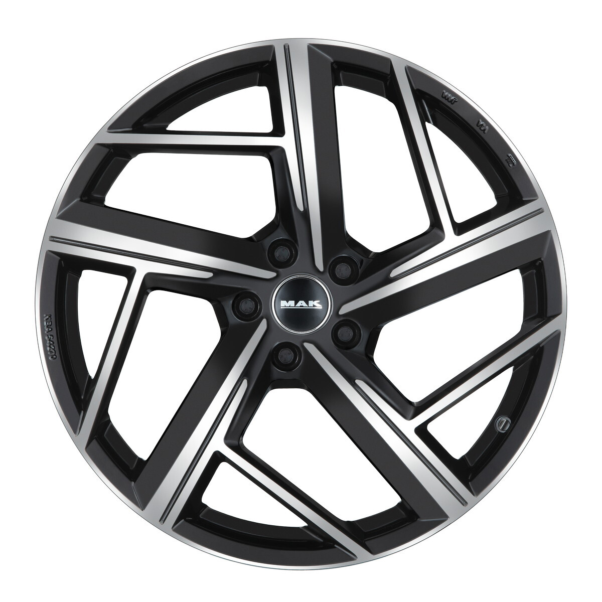 Литі диски Mak Qvattro R21 W8.5 PCD5x112 ET38 DIA66.6 (black polished)-зображення-2