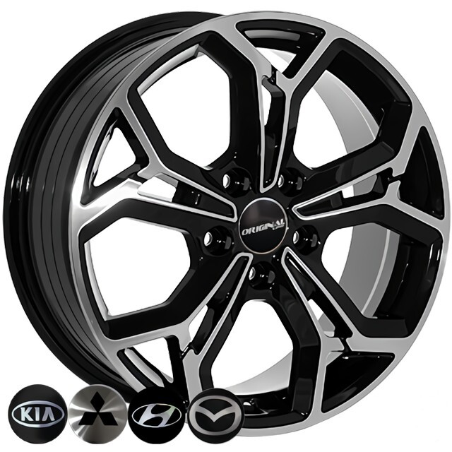 Литі диски Replica Kia (FE190) R17 W7 PCD5x114.3 ET40 DIA67.1 (BMF)-зображення-1