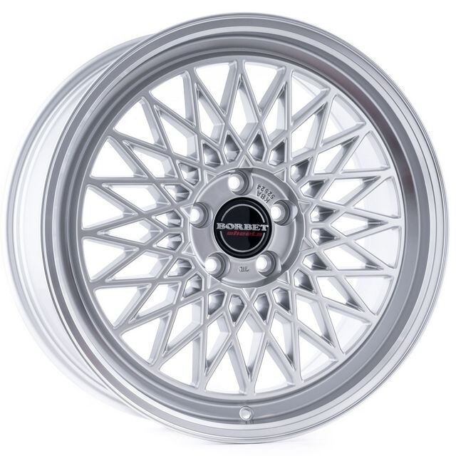 Литі диски Borbet B R17 W8 PCD5x120 ET35 DIA72.6 (silver rim polished)