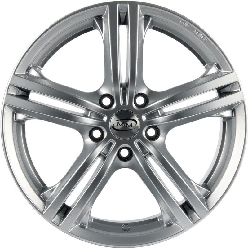 Литі диски MIM Milano Evo R17 W7.5 PCD5x120 ET34 DIA72.6 (silver)