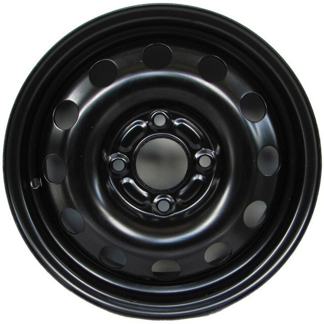 Сталеві диски Кременчук К226 (Kia) R15 W5.5 PCD5x114.3 ET47 DIA67.1 (black)-зображення-1