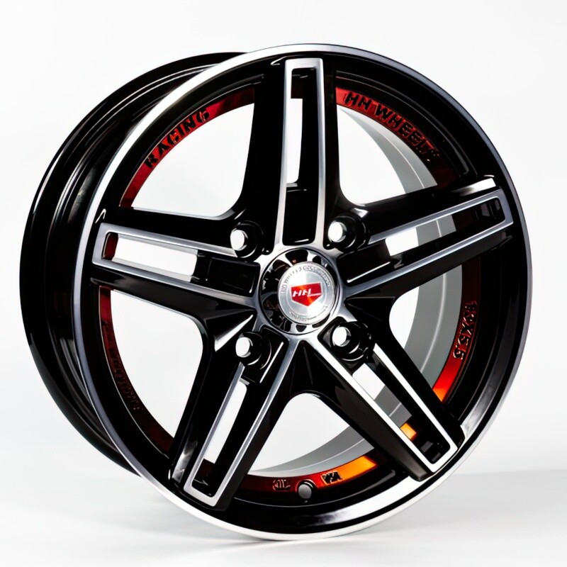 Литі диски GT JA097 R14 W6 PCD4x100 ET30 DIA67.1 (BMR) Литі диски GT JA097 R14 W6 PCD4x100 ET30 DIA67.1 (BMR)