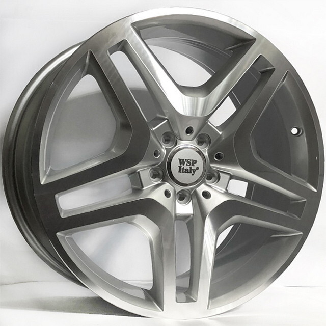 Литі диски WSP Italy Mercedes (W774) Ischia R20 W8.5 PCD5x112 ET29 DIA66.6 (silver polished)-зображення-1