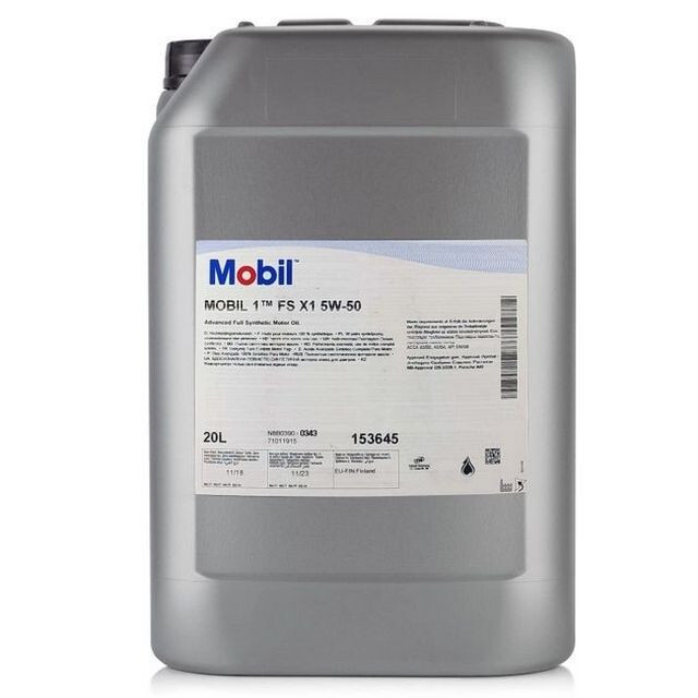 Моторна олія Mobil 1 FS X1 5W-50 (20л.)-зображення-1