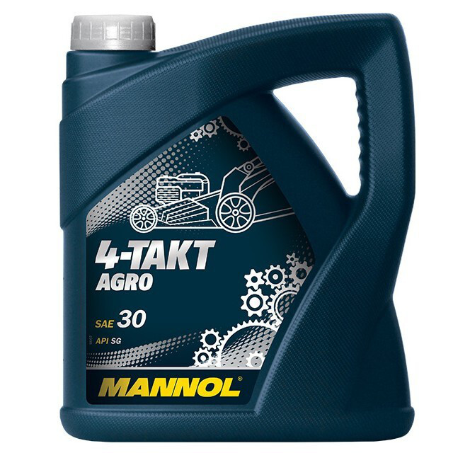 Масло для садової техніки Mannol 4-Takt Agro SAE 30 (4л.)