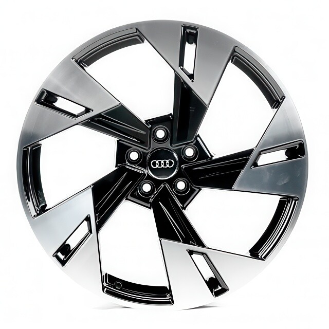 Литі диски Replica Audi (A5640) R20 W9 PCD5x112 ET38 DIA66.6 (gloss black machined face)