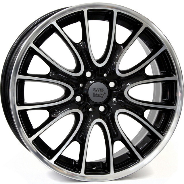 Литі диски WSP Italy Mini (W1653) Rivers R17 W7 PCD4x100 ET48 DIA56.1 (gloss black polished)-зображення-9