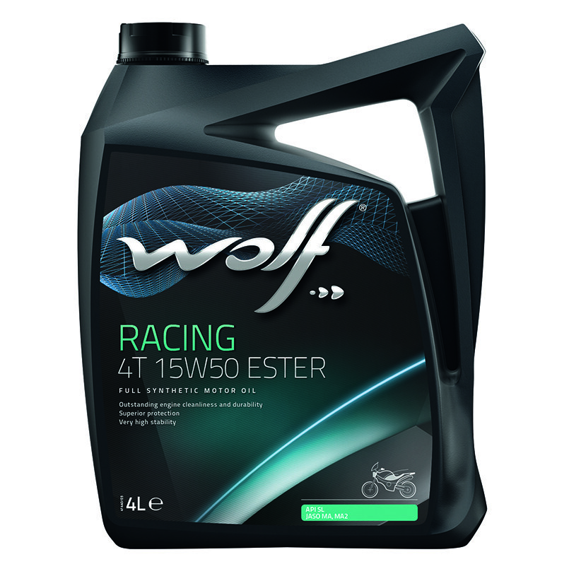 Моторне масло Wolf Racing 4T Ester 15W-50 (4л.)