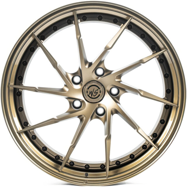 Литі диски WS Forged WS-117C R21 W11 PCD5x132 ET28 DIA66.5 (satin bronze lip gloss bronze)-зображення-1