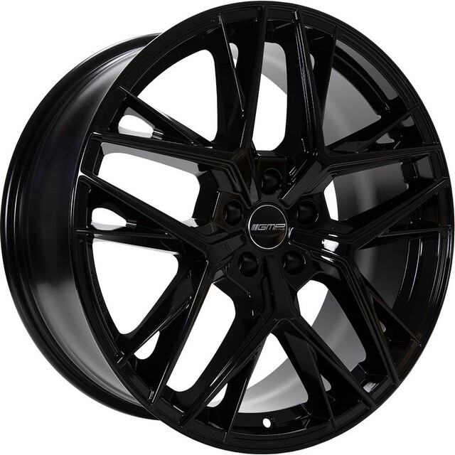 Литі диски GMP Italia Lunica R19 W8 PCD5x112 ET35 DIA66.6 (black polished)-зображення-1