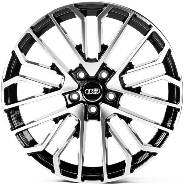 Литі диски Replica Audi (A196833) R20 W9 PCD5x112 ET31 DIA66.45 (gloss black machined face)-зображення-1