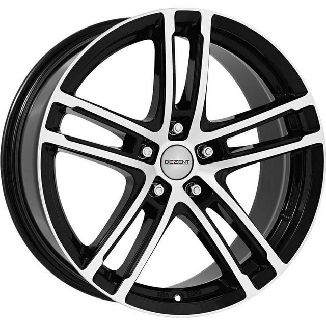 Литі диски Dezent TZ R17 W7 PCD5x108 ET48 DIA70.1 (black polished)