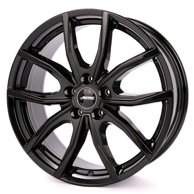 Литі диски Autec Vidra R16 W6.5 PCD5x108 ET45 DIA63.4 (gloss black) Литі диски Autec Vidra R16 W6.5 PCD5x108 ET45 DIA63.4 (gloss black)-зображення-3