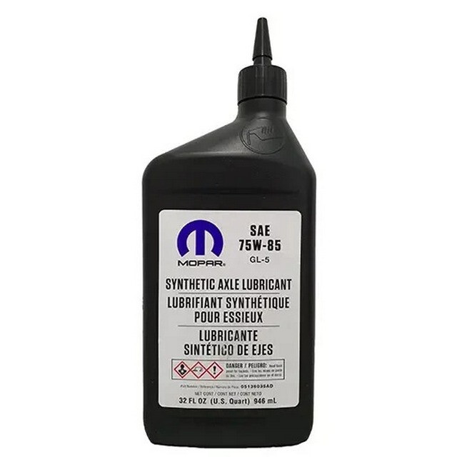 Трансмісійна олія Mopar Synthetic Gear Oil 75W-85 (1qt=0,946л.).