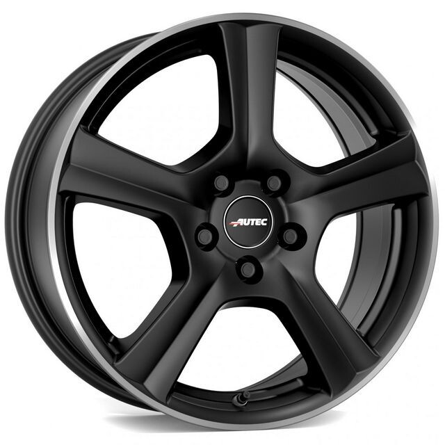 Литі диски Autec Ionik R16 W6.5 PCD5x114.3 ET40 DIA66.1 (matt black polished)-зображення-1