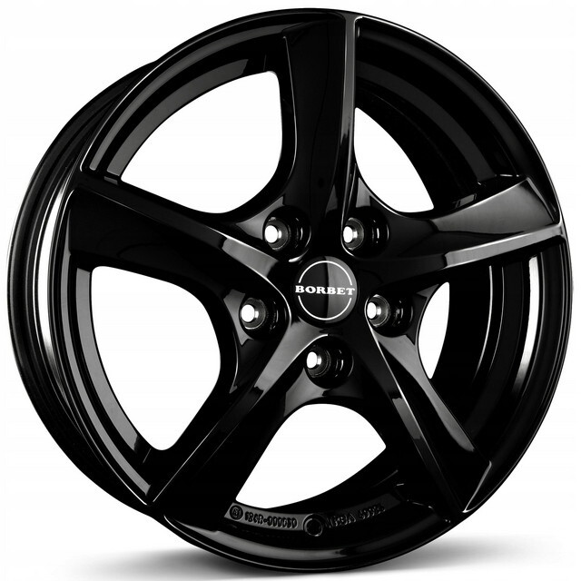 Литі диски Borbet TL2 R17 W7 PCD5x112 ET49 DIA57.1 (gloss black)-зображення-1