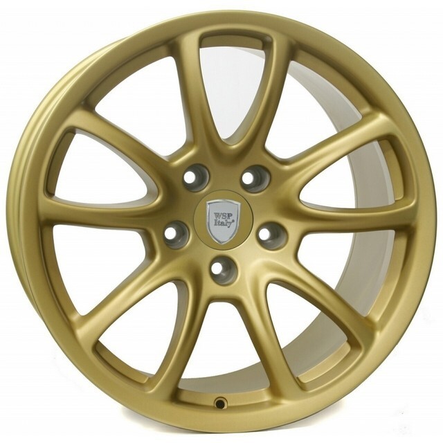 Литі диски WSP Italy Porsche (W1052) Corsair R19 W8.5 PCD5x130 ET53 DIA71.6 (gold)-зображення-1