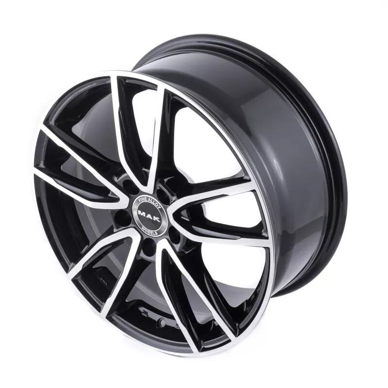 Литі диски Mak Evo R19 W8 PCD5x112 ET33 DIA66.6 (black polished)-зображення-3