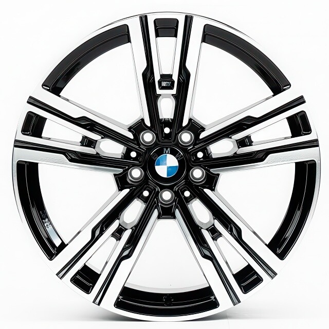 Литі диски Replica BMW (B5661) R19 W8.5 PCD5x120 ET30 DIA72.6 (black face)