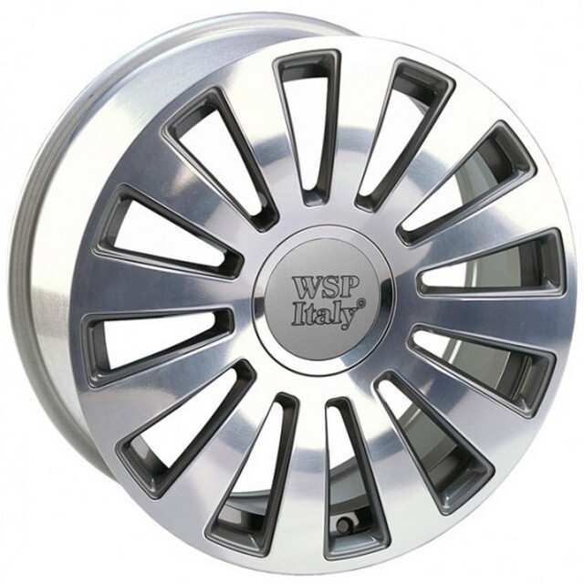 Литі диски WSP Italy Audi (W535) A8 Ramses R17 W7.5 PCD5x100 ET42 DIA57.1 (anthracite polished)-зображення-1