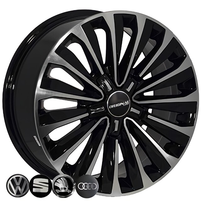 Литі диски Replica Volkswagen (TL1411ND) R18 W8 PCD5x112 ET48 DIA57.1 (BMF)-зображення-9