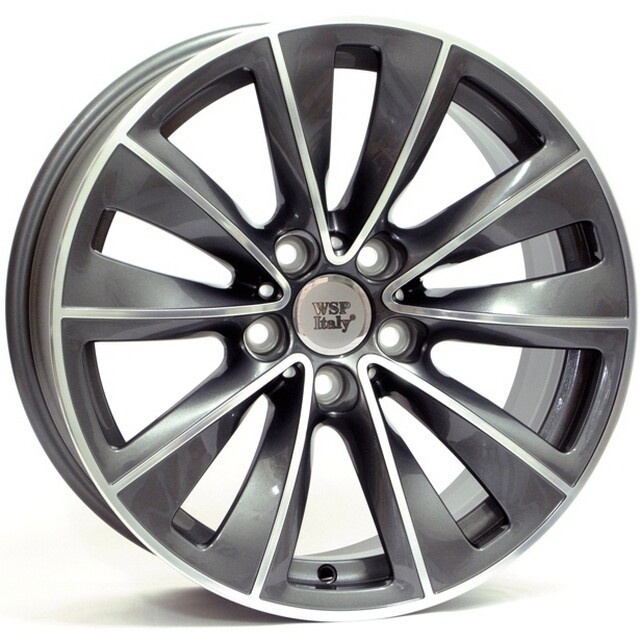 Литі диски WSP Italy BMW (W668) Ricigliano R18 W8 PCD5x120 ET20 DIA74.1 (dark polished)-зображення-1