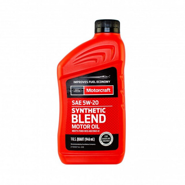 Моторна олива Ford Motorcraft Synthetic Blend 5W-20 SP GF-6 1qt (946мл.)-зображення-1