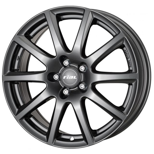 Литі диски Rial Milano R15 W6 PCD4x108 ET38 DIA63.4 (graphite)