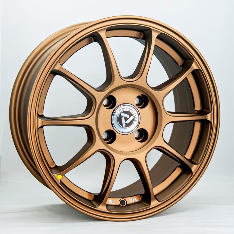 Литі диски VLF ULF15 R15 W6.5 PCD4x100 ET38 DIA73.1 (bronze)-зображення-1