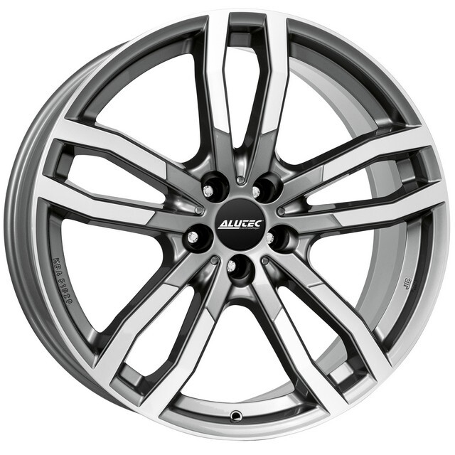 Литі диски Alutec Drive R20 W9 PCD5x112 ET52 DIA66.5 (metal grey front polished)