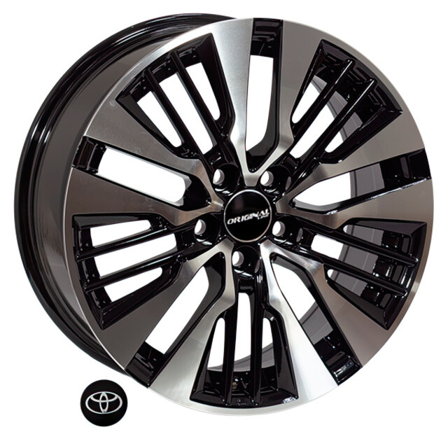 Литі диски ZF 8237 R18 W7.5 PCD5x114.3 ET40 DIA60.1 (FPB)