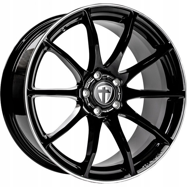 Литі диски Tomason TN1 R18 W8 PCD5x112 ET45 DIA66.6 (gloss black)-зображення-1