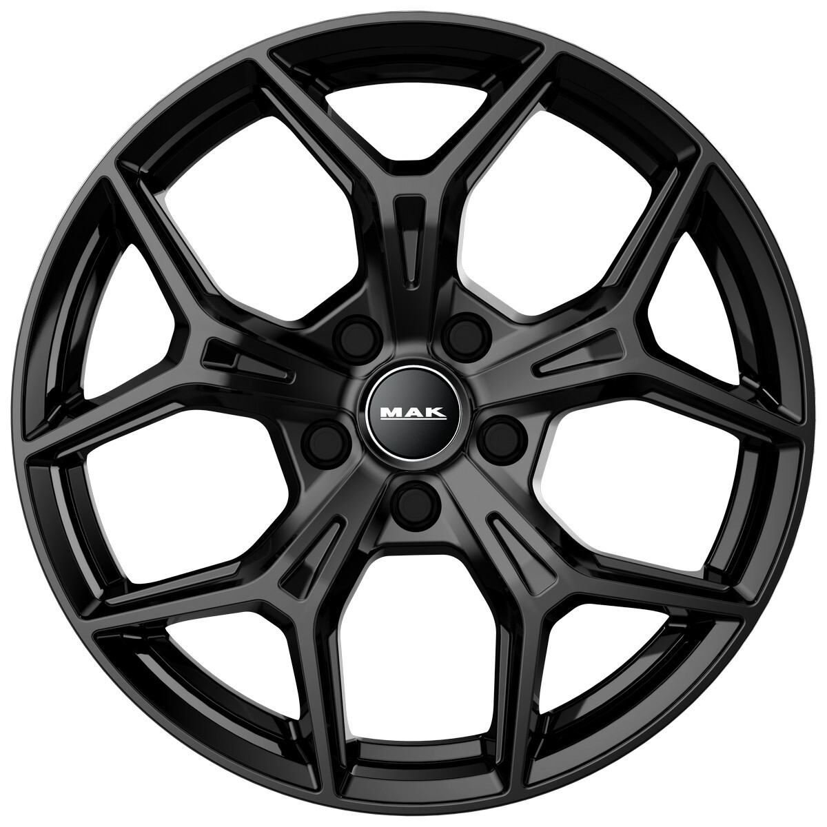 Литі диски Mak Epica R17 W6.5 PCD5x114.3 ET50 DIA60.1 (gloss black)-зображення-3