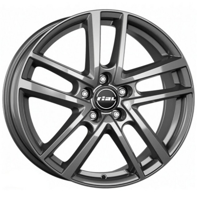 Литі диски Rial Astorga R17 W7.5 PCD5x108 ET50.5 DIA63.4 (graphite)-зображення-1