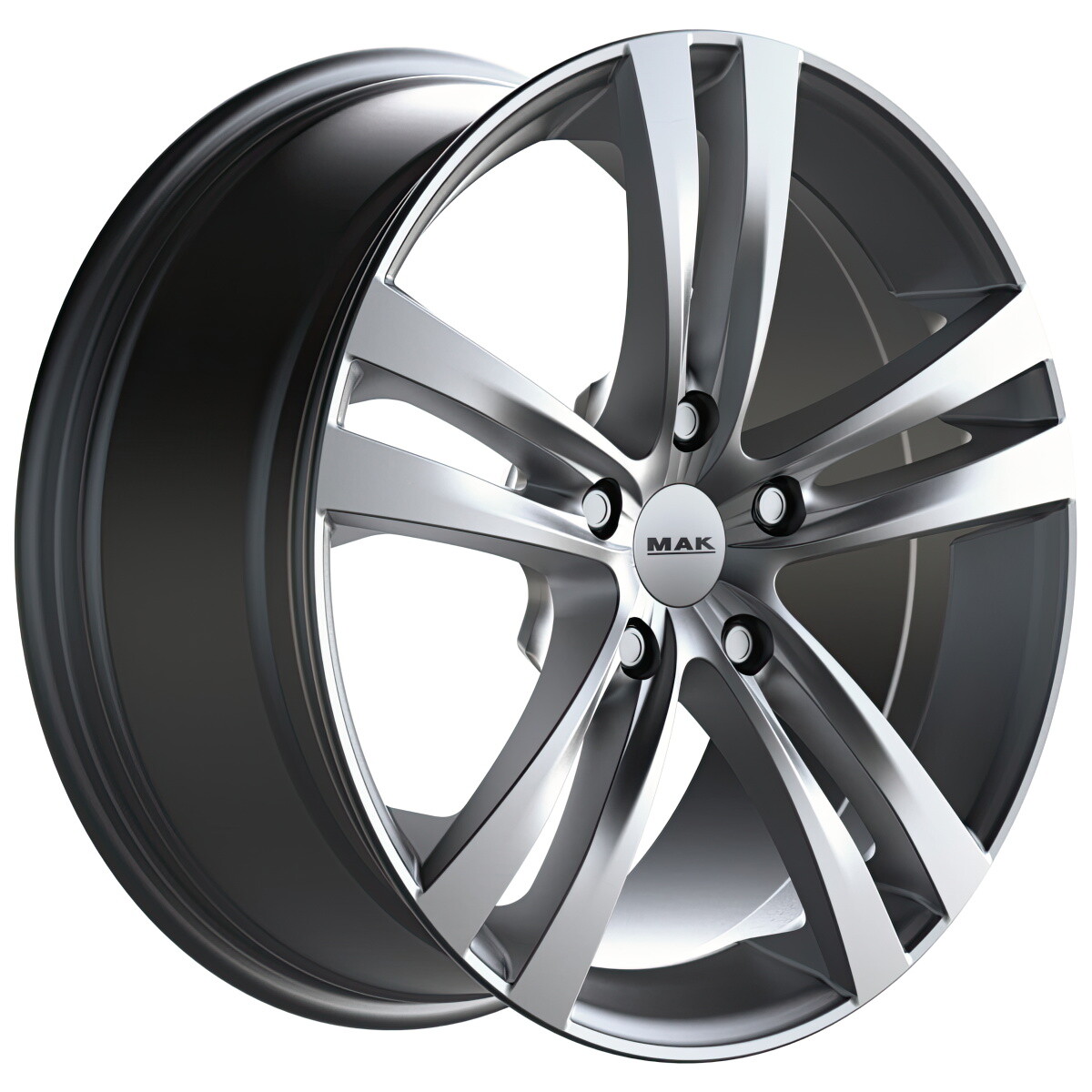 Литі диски Mak Zenith R14 W5.5 PCD5x100 ET35 DIA72 (light titan)-зображення-3